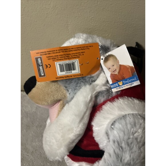 NWT Harley Davidson Plush Christmas Grey Santa Bear 14" EUC - Picture 5 of 6